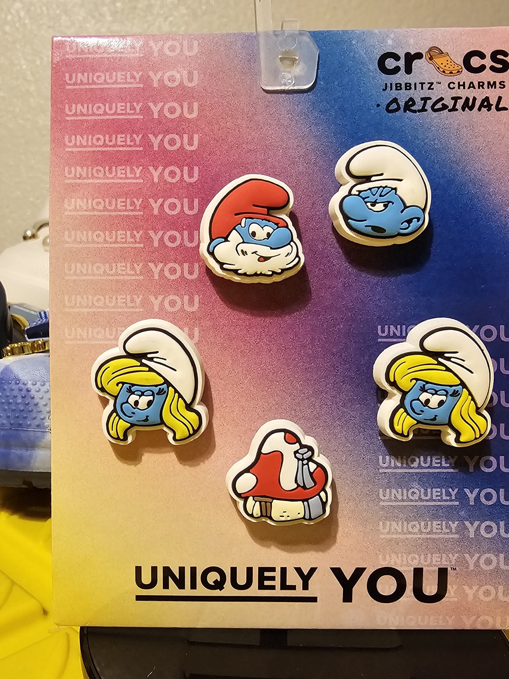 Authentic Smurfs Crocs Jibbitz
